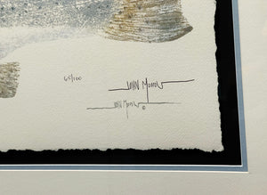 John Morrow - Speckled Trout Gyotaku GiClee - Brand New Custom Sporting Frame