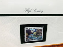 Load image into Gallery viewer, John P. Cowan 1982 Trout Unlimited Lithograph Print - &quot;High Country&quot; - Brand New Super Custom Sporting Frame