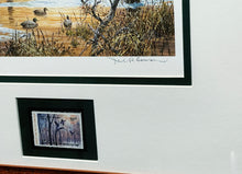 Load image into Gallery viewer, John P. Cowan 1986 Arkansas Duck Stamp Print With Stamp - Brand New Custom Sporting Frame