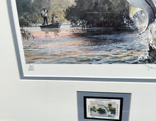 Load image into Gallery viewer, John P. Cowan - 1986 GCCA Gulf Coastal Conservation Association Print With Stamp - Brand New Custom Sporting Frame