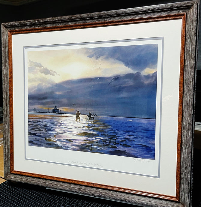 John P. Cowan A Light Southwest Lithograph Artist Proof Year 1998 -  Brand New Super Custom Sporting Frame