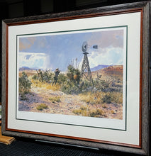 Load image into Gallery viewer, John P. Cowan Any Way You Can Lithograph AP Year 1999 - Brand New Custom Sporting Frame