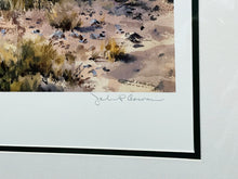 Load image into Gallery viewer, John P. Cowan Any Way You Can Lithograph AP Year 1999 - Brand New Custom Sporting Frame