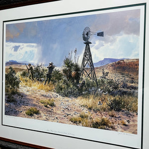 John P. Cowan - Any Way You Can - Lithograph AP 1999 - Brand New Custom Sporting Frame