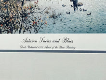 Load image into Gallery viewer, John P. Cowan - Autumn Snows and Blues-  Lithograph 1977 - Brand New Custom Sporting Frame