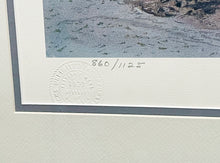 Load image into Gallery viewer, John P. Cowan - Autumn Snows and Blues-  Lithograph 1977 - Brand New Custom Sporting Frame