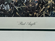 Load image into Gallery viewer, John P. Cowan - Bad Angle - Lithograph Print 1980 - Brand New Custom Sporting Frame