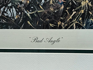 John P. Cowan - Bad Angle - Lithograph Print 1980 - Brand New Custom Sporting Frame