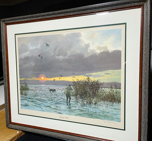 John P. Cowan - Bayleaf Blind - Lithograph 1976 - Brand New Custom Sporting Frame
