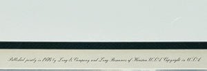 John P. Cowan - Bayleaf Blind - Lithograph 1976 - Brand New Custom Sporting Frame