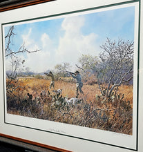 Load image into Gallery viewer, John P. Cowan Cactus Covey Lithograph Year 1988 - Brand New Super Custom Sporting Frame