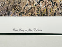 Load image into Gallery viewer, John P. Cowan Cactus Covey Lithograph Year 1988 - Brand New Super Custom Sporting Frame