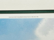 Load image into Gallery viewer, John P. Cowan Cactus Covey Lithograph Year 1988 - Brand New Super Custom Sporting Frame