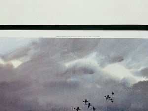 John P. Cowan Catchin' Up Lithograph Artist Proof Year 1998 - Brand New Super Custom Sporting Frame