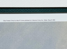 Load image into Gallery viewer, John P. Cowan Clay County Covey Lithograph Year 1992- Brand New Super Custom Sporting Frame