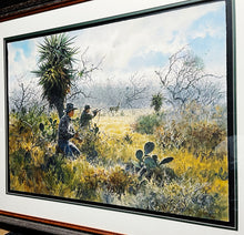 Load image into Gallery viewer, John P. Cowan Coming to Horns GiClee Full Sheet - Brand New Super Custom Sporting Frame