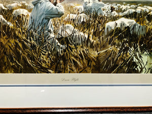 John P. Cowan - Dawn Flight - Lithograph - Printed 1971 - Brand New Custom Sporting Frame