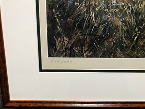John P. Cowan - Dawn Flight - Lithograph - Printed 1971 - Brand New Custom Sporting Frame