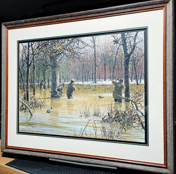 John P. Cowan Glory Hole GiClee Full Sheet - Rare - Brand New Super Custom Sporting Frame