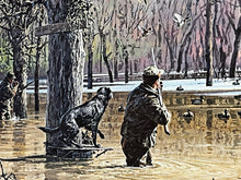 Load image into Gallery viewer, John P. Cowan - Glory Hole -  Lithograph 1988 - Brand New Custom Sporting Frame,