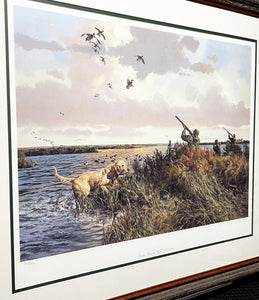 John P. Cowan Judas Hen Lithograph Artist Proof Year 1999 - Brand New Super Custom Sporting Frame
