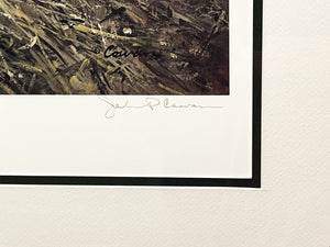 John P. Cowan Judas Hen Lithograph Artist Proof Year 1999 - Brand New Super Custom Sporting Frame