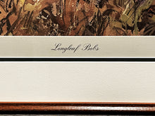 Load image into Gallery viewer, John P. Cowan Longleaf Bobs Lithograph Year 1976 - Brand New Custom Sporting Frame