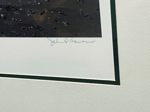 John P. Cowan - Maybe A Keeper - Lithograph 2004 - Brand New Custom  Sporting Frame