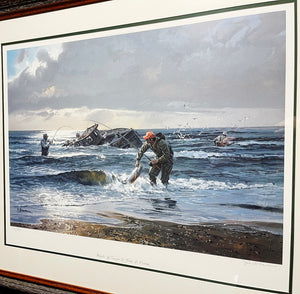 John P. Cowan - Maybe A Keeper - Lithograph 2004 - Brand New Custom  Sporting Frame