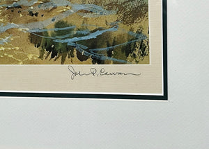 John P. Cowan Memories Lithograph Year 1978 - Coastal Conservation Association CCA GCCA - Brand New Custom Sporting Frame