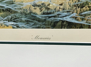 John P. Cowan - Memories - Lithograph 1978 - Coastal Conservation Association GCCA - Brand New Custom Sporting Frame