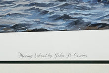 Load image into Gallery viewer, John P. Cowan - Moving School - Lithograph 2006 - Brand New Custom Sporting Frame