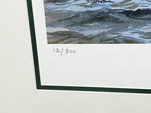 Load image into Gallery viewer, John P. Cowan - Moving School - Lithograph 2006 - Brand New Custom Sporting Frame