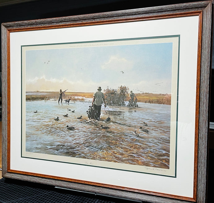 John P. Cowan One More Lithograph Year 1981 - Brand New Super Custom Sporting Frame