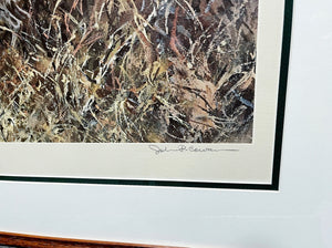 John P. Cowan - Pine and Palmetto - Lithograph 1979 - Brand New Custom Sporting Frame