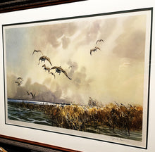 Load image into Gallery viewer, John P. Cowan - Portable Blind - Lithograph 1969 - Brand New Custom Sporting Frame