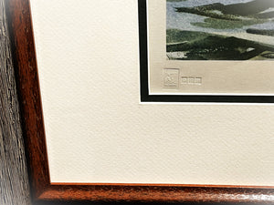 John P. Cowan Portable Blind Lithograph Year 1969 - Brand New Super Custom Sporting Frame