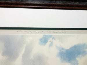 John P. Cowan - Quick Draw - Lithograph 1985 - Brand New Custom Sporting Frame