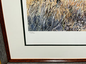 John P. Cowan - Running Shot - Lithograph - Brand New Custom Sporting Frame ** SUMMER SPECIAL **
