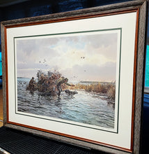 Load image into Gallery viewer, John P. Cowan - Sneakin&#39; In - Lithograph - Brand New Custom Sporting Frame