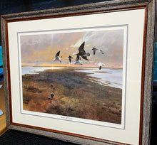 Load image into Gallery viewer, John P. Cowan Snows At Dawn Lithograph AP 1988 - Brand New Super Custom Sporting Frame