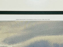 Load image into Gallery viewer, John P. Cowan Sundown School Lithograph Year 1989 - Brand New Super Custom Sporting Frame