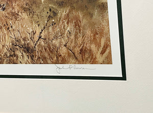 John P. Cowan - The Bad Windmill - Lithograph AP 2003 - Brand New Custom Sporting Frame