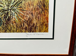 John P. Cowan Tom Foolery Lithograph 1990 - Brand New Super Custom Sporting Frame