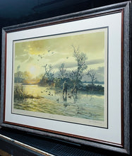 Load image into Gallery viewer, John P. Cowan Too Soon Lithograph Print  1973 - Brand New Super Custom Sporting Frame