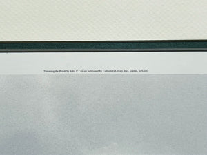 John P. Cowan - Trimming The Brush - Lithograph 1997 - Brand New Custom Sporting Frame