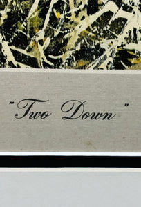 John P. Cowan Two Down Lithograph Year 1974 - Brand New Custom Sporting Frame