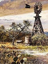 Load image into Gallery viewer, John P. Cowan - Windmill Whitetails - Lithograph 1988 - Brand New Custom Sporting Frame