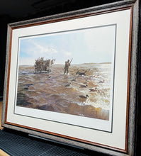 Load image into Gallery viewer, John P. Cowan - Windy Morning - Lithograph 1996 - Brand New Custom Sporting Frame
