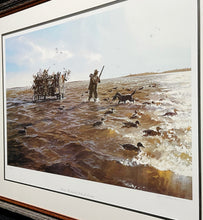 Load image into Gallery viewer, John P. Cowan - Windy Morning - Lithograph 1996 - Brand New Custom Sporting Frame